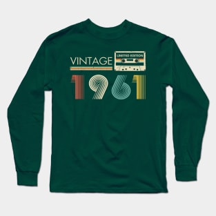 Vintage 1961 Limited Edition Cassette Long Sleeve T-Shirt